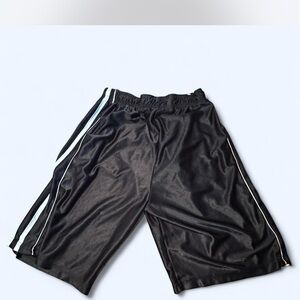 Black Athletic Men's Shorts